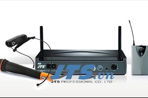 Bộ thu phát không dây UHF và 2 micro JTS US-8002D/PT-850B+CX-504